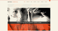 Desktop Screenshot of matrixchemical.com